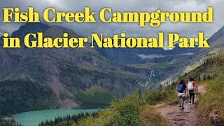 FISH CREEK CAMPGROUND  GLACIER NP