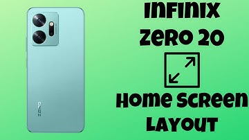 Infinix Zero 20 Home Screen Settings || Home Screen Customization | Home Screen Layout