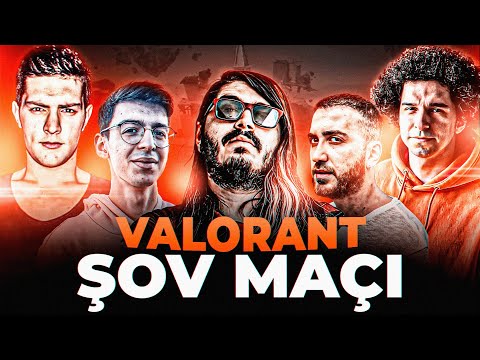 VALORANT ŞOV MAÇI! w/wtcN, LEGOO, russz, AsLanM4shadoW | Kendine Müzisyen