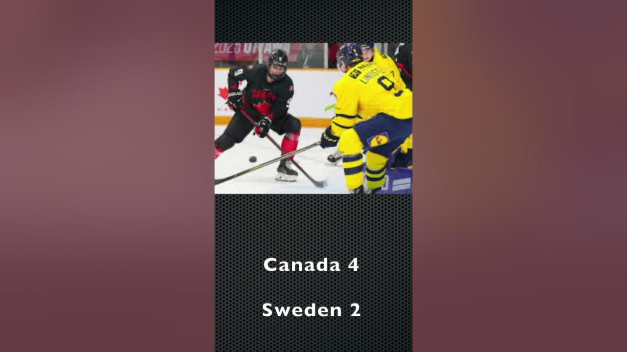 IIHF World Junior Hockey Championship 20242025 Team Canada Exhibition