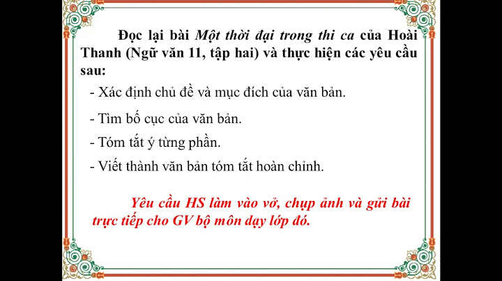 Bài tập tóm tắt văn bản nghị luận