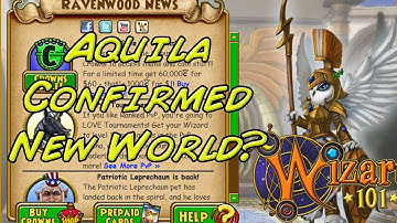 Wizard101: Aquila Confirmed New World?