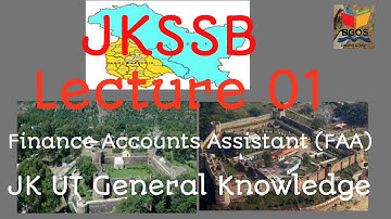 JKSSB || Lecture 01 || Jammu and Kashmir History || Finance Accounts Assistants || Syllabus & topic