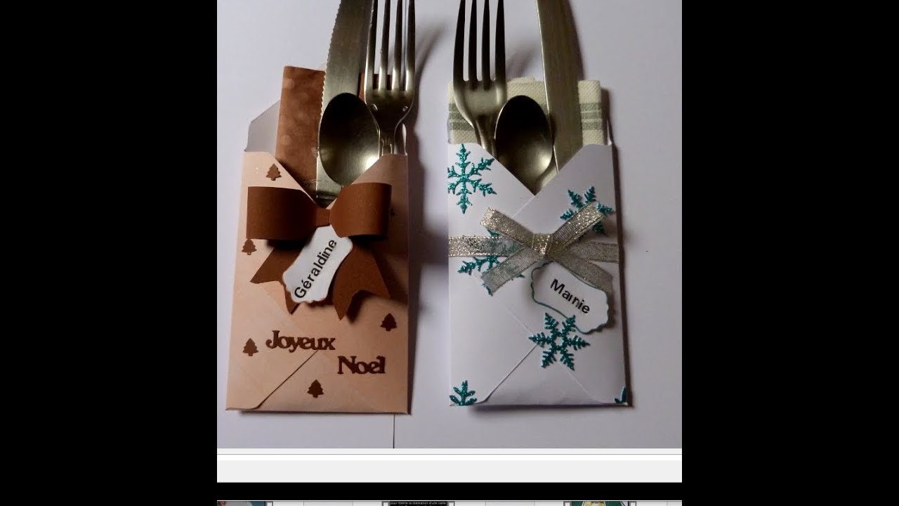 Porte Couvert Noel A Fabriquer