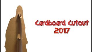 How To Cardboard Cutout DIY 2017 Halloween decoration This is an update for a tutorial I did way back in the day. This is a short 