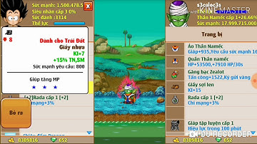 Ngọc rồng online :#10 ước 21 bộ bí ngô và đoán skill 3 đệ tử