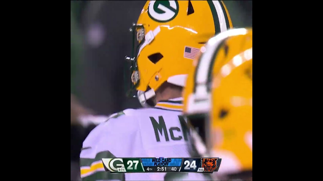 The field goal is no good 👀Bears take over still down 3! Packers vs Bears