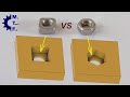 Square vs hexagonal nuts as 3D printing inserts