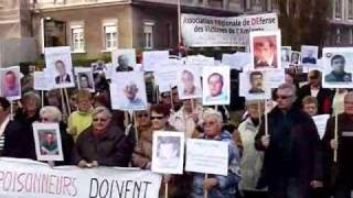 Marche Des Veuves De Lamiante À Dunkerque