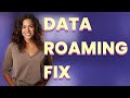 Why Won't My Phone's Data Roaming Activate?