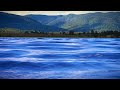 Water Sounds for Anxiety Relief, Stress Management, Focus 😌 Summer Lake White Noise