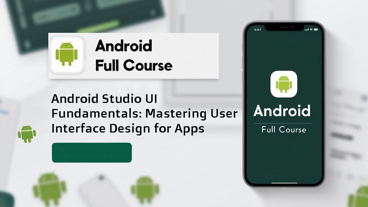 Android Studio UI Fundamentals: Mastering User Interface Design for ...