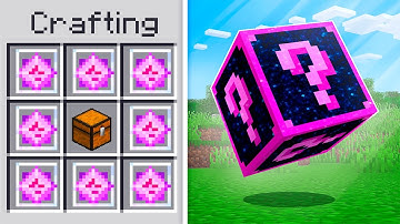 I Crafted Every LUCKY BLOCK in Minecraft...