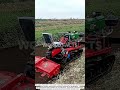 Mini Crawler Rotary Tiller – Powerful Soil Preparation Machine!