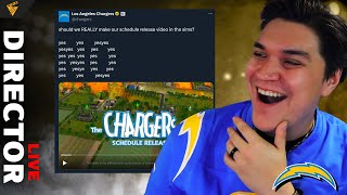 Chargers Schedule Reveal: REACTION | Director LIVE