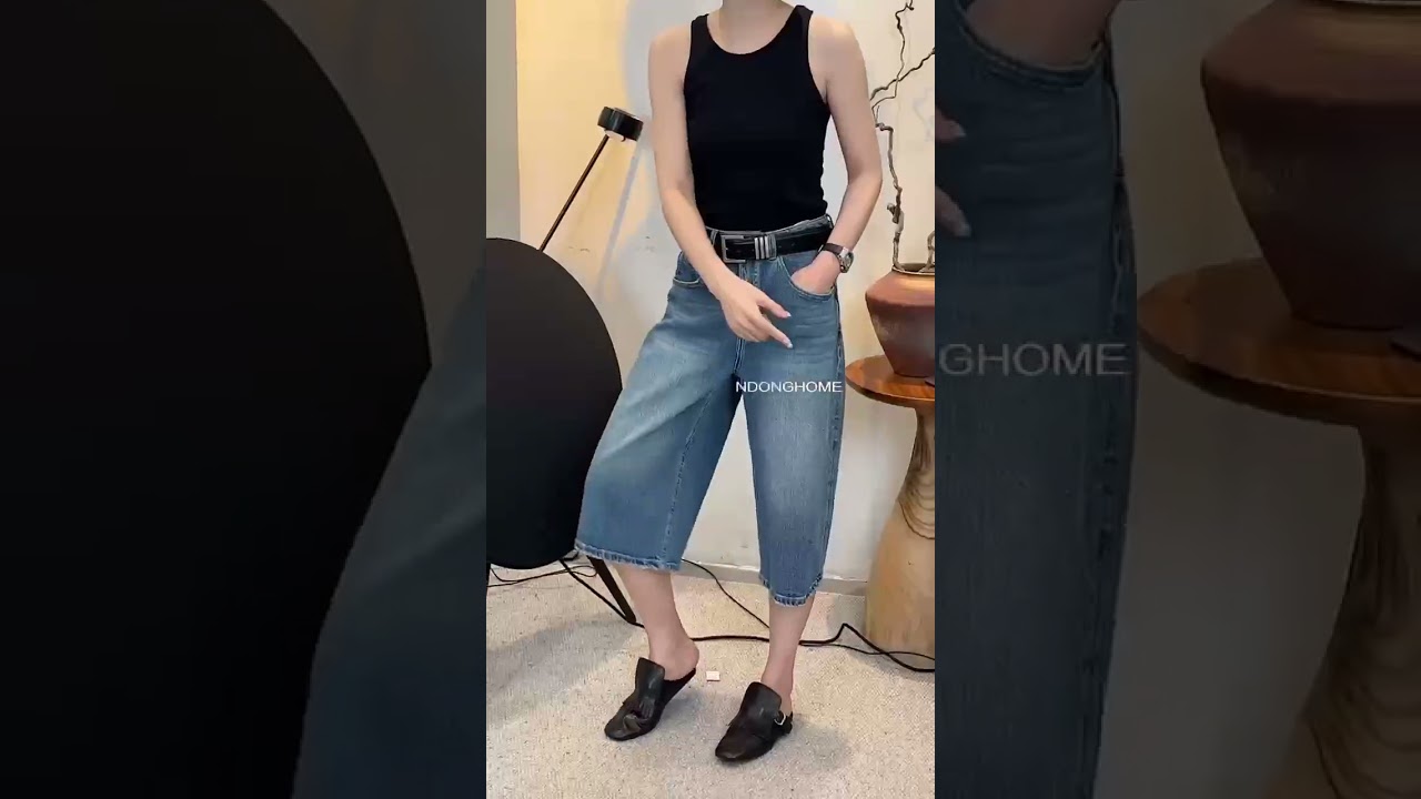 The 7-point denim pants are designed for urban youth. They are made of... 