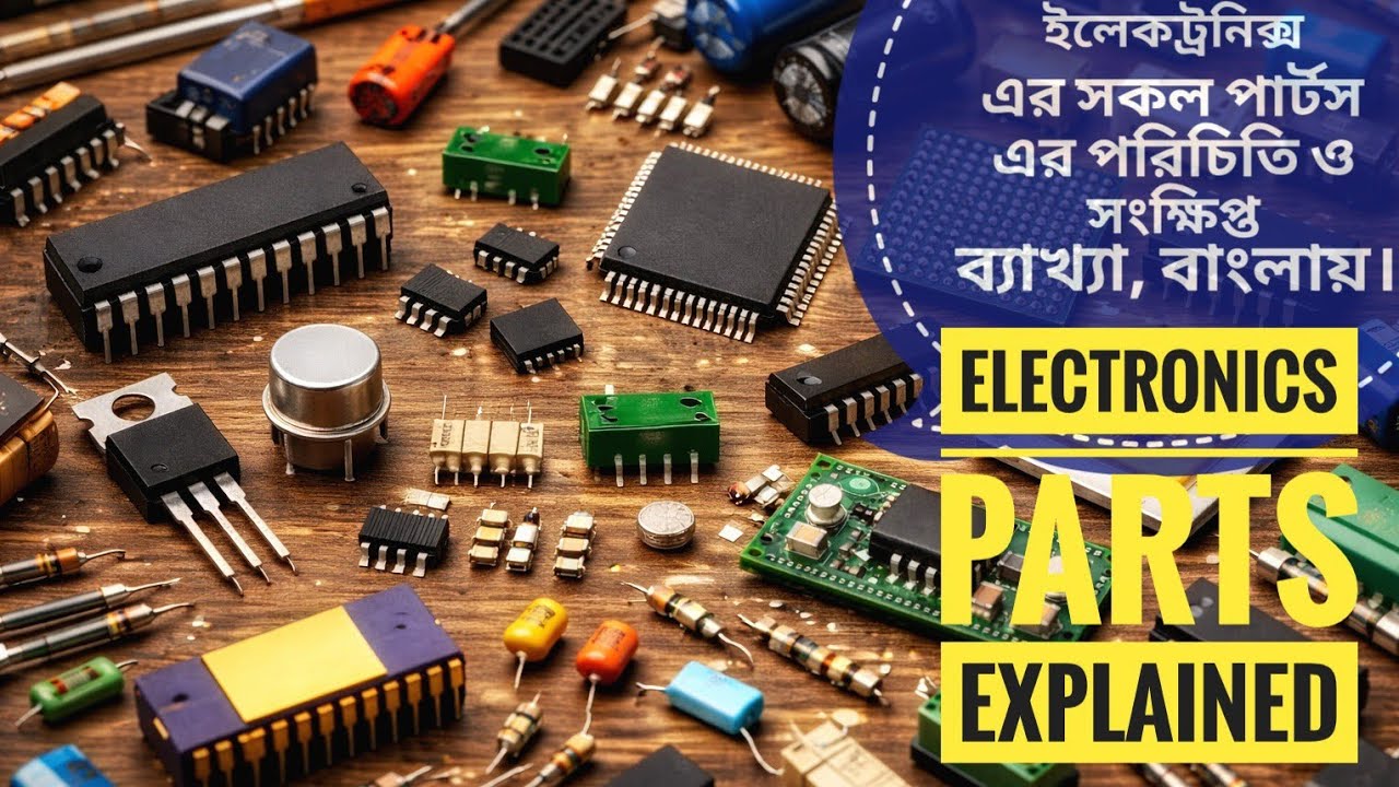 Electronics Components Full Guide Bangla | Basic Electronics Parts ...