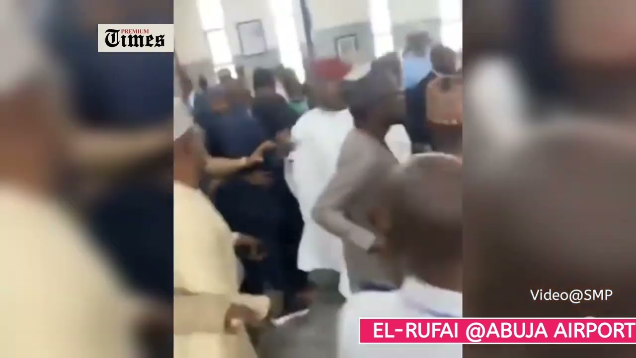 Как сотрудники службы безопасности пытались арестовать Эль-Руфаи в аэропорту Абуджи