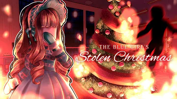 THE BLUE GIRL'S STOLEN CHRISTMAS MOVIE (PART 2) 💙🎄 ROBLOX ROYALE HIGH SHORT VOICED ROLEPLAY HORROR