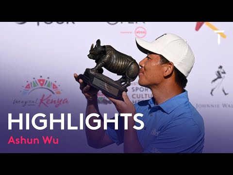 Highlights of Ashun Wu's Winning Round 65 | The 2022 Magical Kenya Open