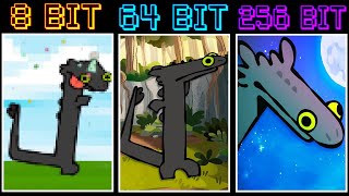 Toothless Dancing meme every time but in different version and more bits