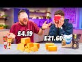 Blind Tasting BUDGET vs PREMIUM Ingredients | Are they worth the extra? | Sorted Food