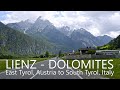 4K Scenic Drive In Tyrol Dolomites Lienz Dobbiaco Cortina D Ampezzo San Vito Di Cadore 