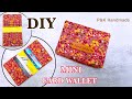 Sewing Idea💖Easy Diy Mini Card Wallet Tutorial | Easy Sewing Card Holder | P&amp;K Handmade | Sewing Tip