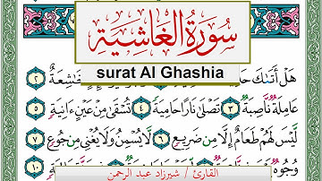 سورة الغاشية شيرزاد عبد الرحمن طاهر Surah Al Ghashia Sherzad Taher برواية حفص عن عاصم