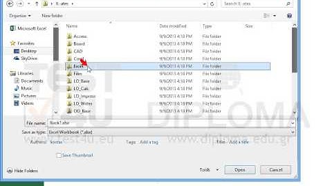 Save the active workbook as mybook in the IL-ates\Excel file on the desktop.
