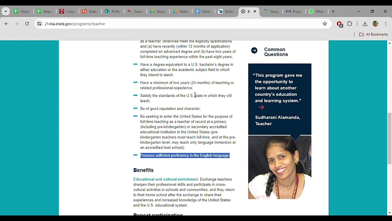 Como aplicar con Global Teaching Partners como docente internacional para trabajar en los EEUU
