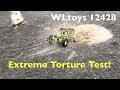 WLtoys 12428 Rock Climber Torture Test And Bash. Magic Blue Smoke!