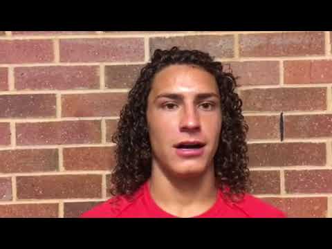 Warriors senior receiver talks about offseason training and upcoming season Hudson Schenck, Weber High School Football (2018)
