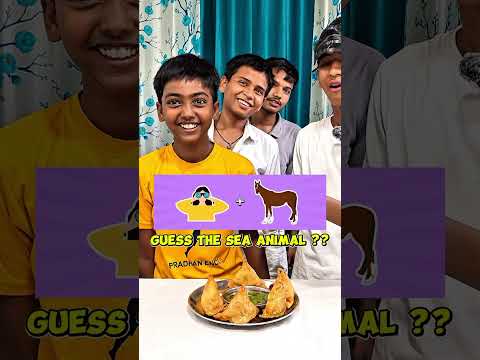 Guess the Sea Animals by their EMOJI  #comedy #youtubeshorts #funny #viral
