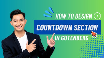 01. Design the Countdown  section in Gutenberg Editor | Copy Paste Premade Layout | Gutenlayouts