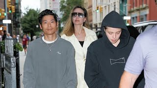 Pax Thien Joins Angelina Jolie for Stylish Outing in NYC, Revealing his Artistic Talents