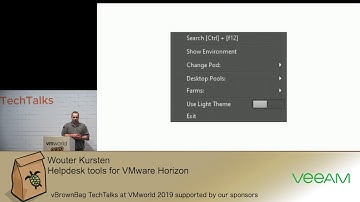 Helpdesk tools for VMware Horizon: Wouter Kursten