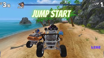 How to JumpStart in Beach Buggy Racing | how to Jump in BBR | amor