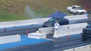 NISformance Race car Nissan Maxima world record all motor pass 11.75 1/4mile 10-8-2018