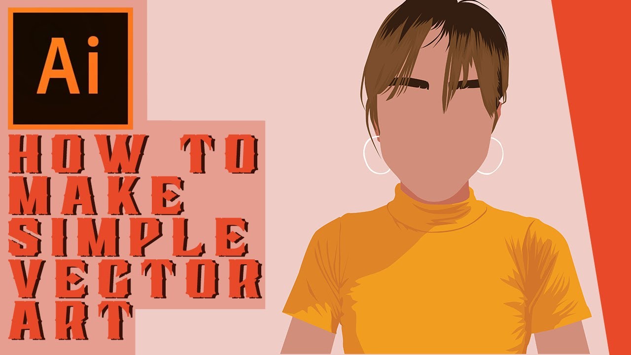LEARN VECTOR ART | How to make SIMPLE and EASY  Vector Art