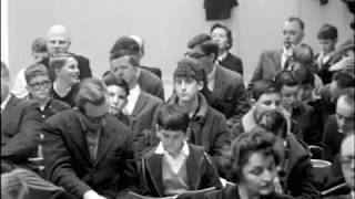 1966 Participants in the annual Roanoke Soap Box Derby and their parents listen to a presen...