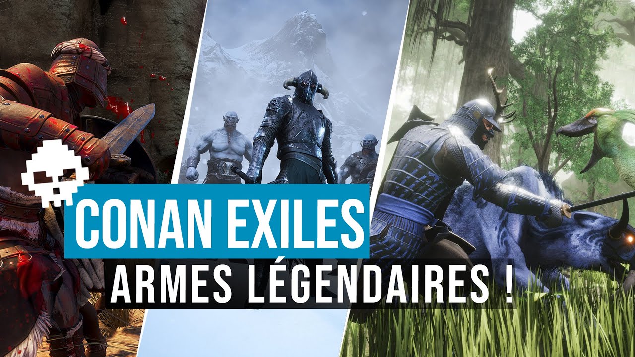 Conan Exiles - Guide Fr #7 Comment Farmer les Coffres/Armes légendaires ! decouverte ピアス