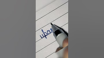 upashna, name in cursive handwriting,  #handwriting,#shorts