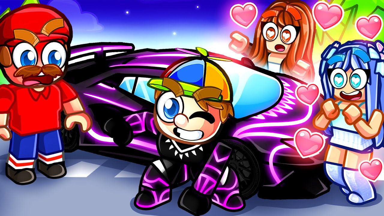Rizzing Girls With The NEW $10,000,000 BLACK PANTHER Car In Roblox Driving Empire!