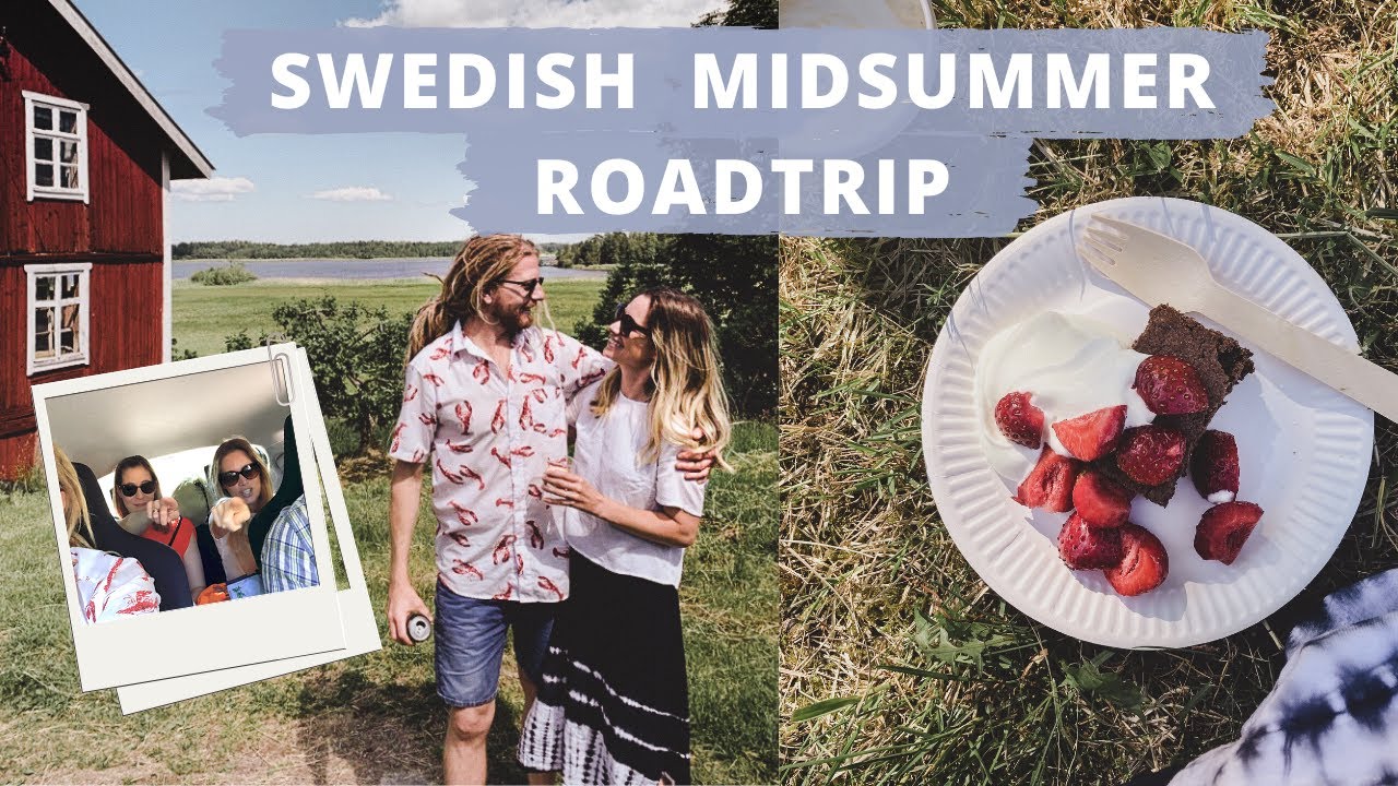 Swedish Midsummer ROADTRIP! // SAUNA in the woods