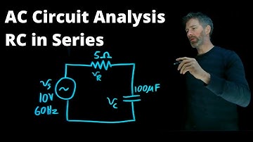 RC Series Circuit: Calculate Voltages and Current