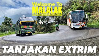 MALALAK MODE ON ❗️ Tanjakan Extrim Malalak Yang di lewati Bus ALS 274 dan Bus NPM