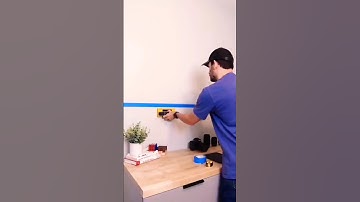 Floating Shelves with LED DIY #shortvideo #youtubeshorts #shorts