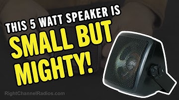 Compact 5-Watt External CB Radio Speaker