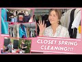 CLOSET SPRING CLEANING FOR SMALL'S CLOSET! | Small Laude